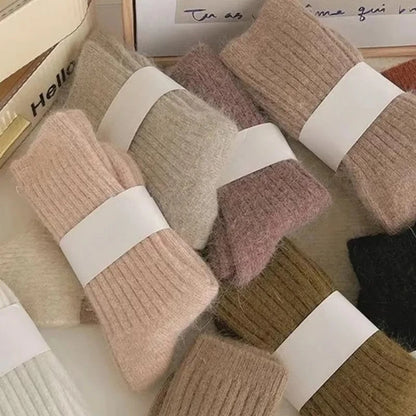 Women's Winter Socks Warm Long Thermal Mid Tube Socks