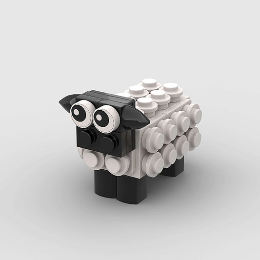 Animal Building Blocks Set, 52-Piece Sheep Building Toy for Kids