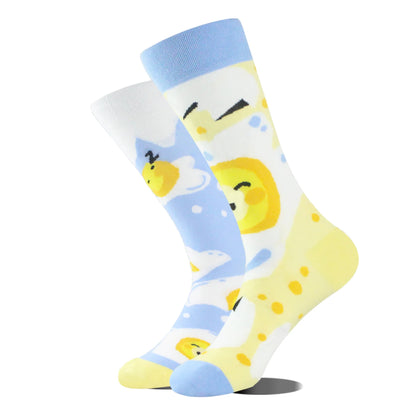 Funny Men's Socks Cotton Novelty Crew Socks Unisex