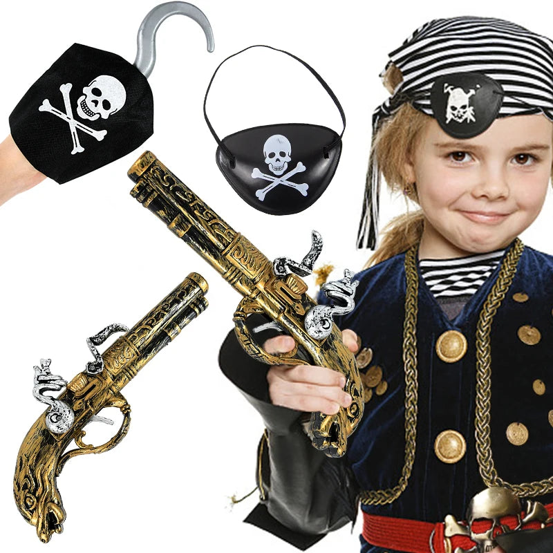 Pirate Party Decorations Captain Hat Costume Props for Kids