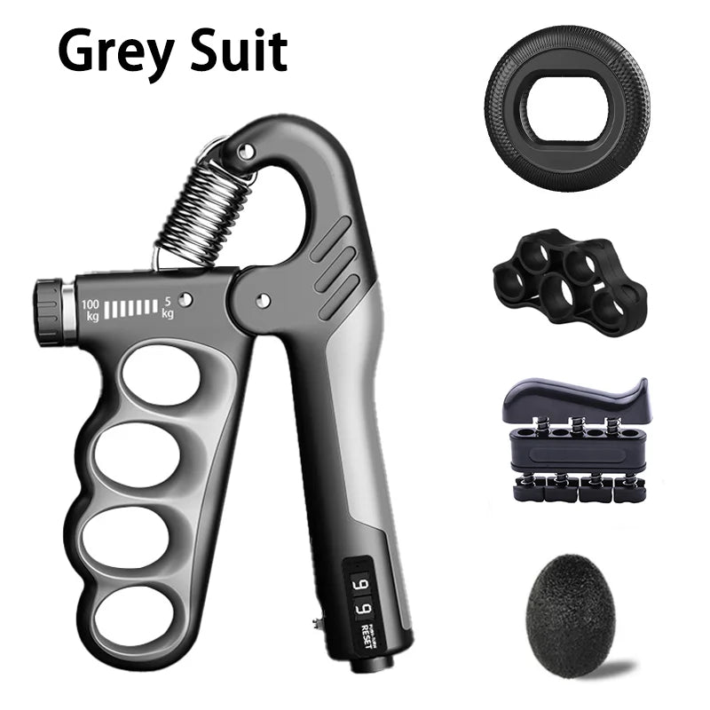 Grip Strength Trainer Adjustable Hand Grip Strengthener 5–100kg