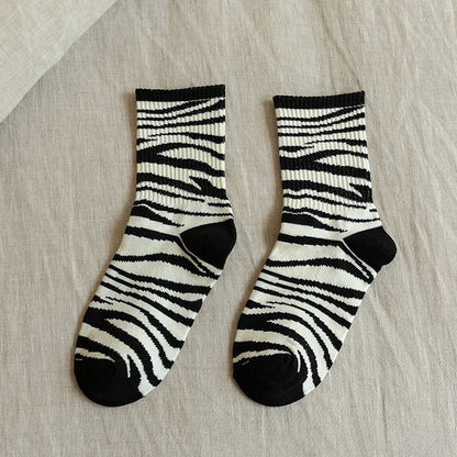 Women's Cartoon Socks, Cute Funny Goose Casual Socks