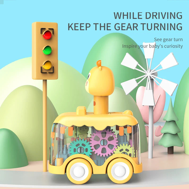 Pull Back Toy Car for Kids – Friction Powered Children's Vehicle