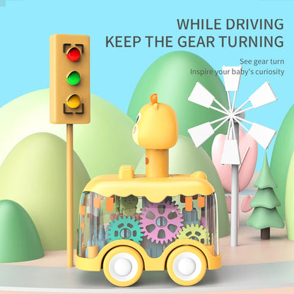 Pull Back Toy Car for Kids – Friction Powered Children's Vehicle