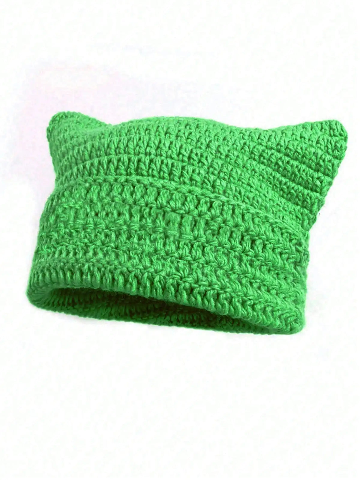 Women's Cat Ear Beanie Warm Knit Winter Hat 56-60cm