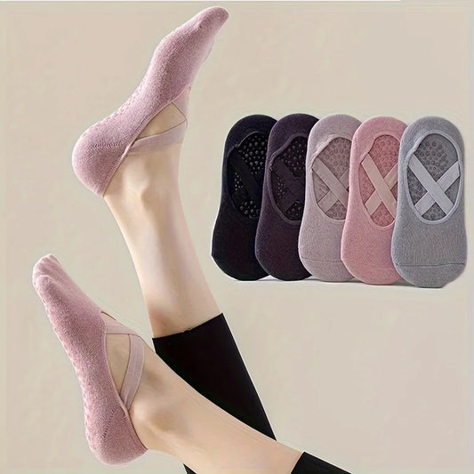 Women's Yoga Socks Anti-Slip Grip for Pilates Fitness