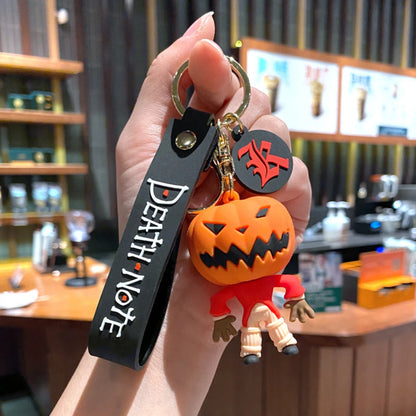 Halloween Cartoon Keychain Silicone Spooky Backpack Accessory