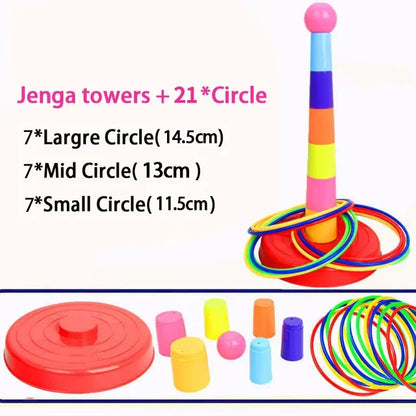 Ring Toss Game and Stacking Toy for Kids