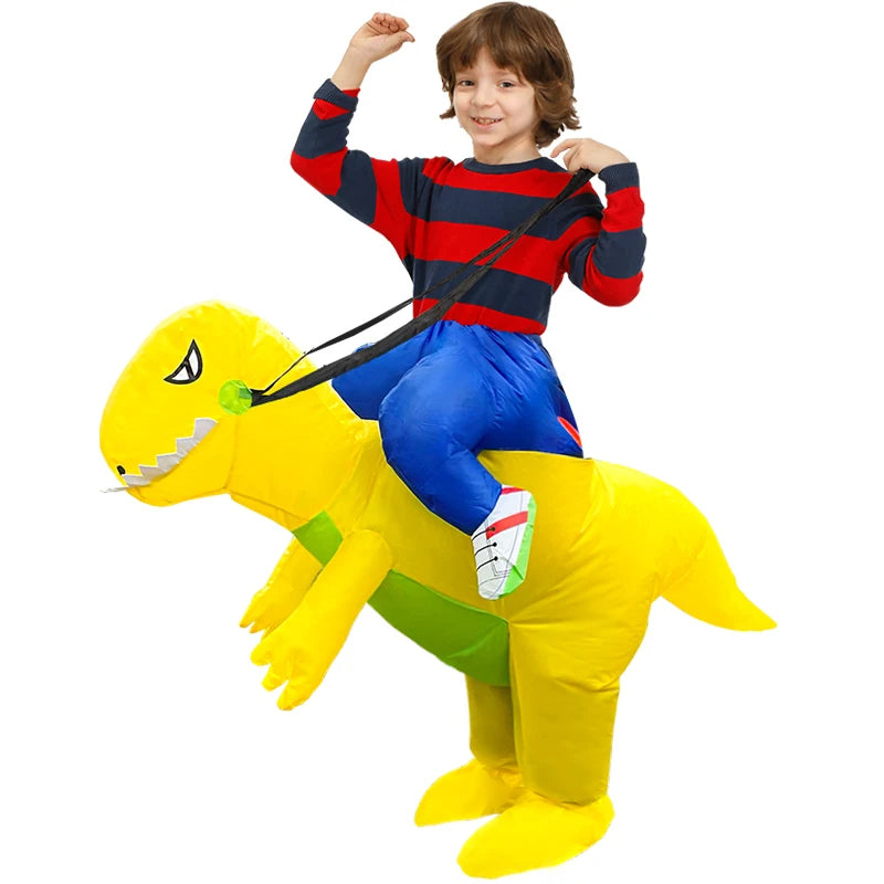 Kids Inflatable Dinosaur Costume – Halloween Party Dress-Up