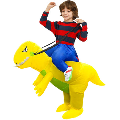Kids Inflatable Dinosaur Costume – Halloween Party Dress-Up