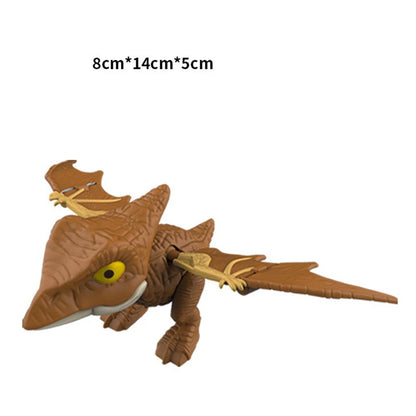 Dinosaur Finger Toy for Kids, Interactive Triceratops & T-Rex Model