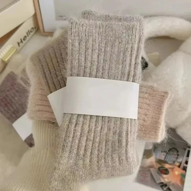 Women's Winter Socks Warm Long Thermal Mid Tube Socks