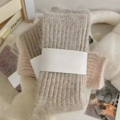 Women's Winter Socks Warm Long Thermal Mid Tube Socks