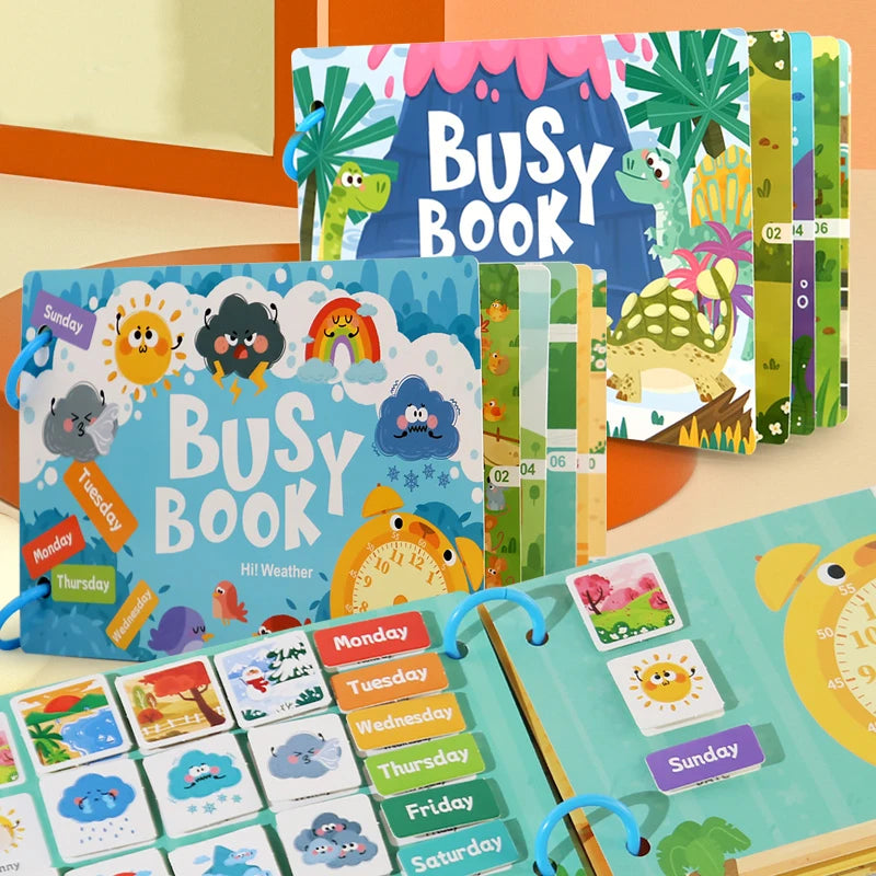 Busy Book for Kids – Interactive Learning Activity Book