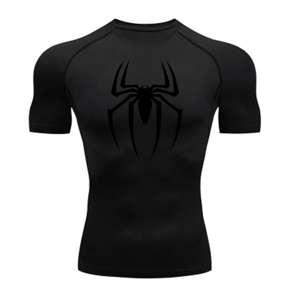 Men's Compression Shirt Quick Dry Short Sleeve Gym Running Top