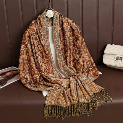 Women's Winter Scarf, Soft Pashmina Shawl Wrap