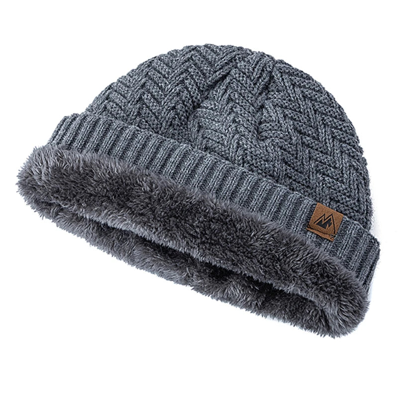Winter Beanie, Warm Knitted Hat for Men and Women