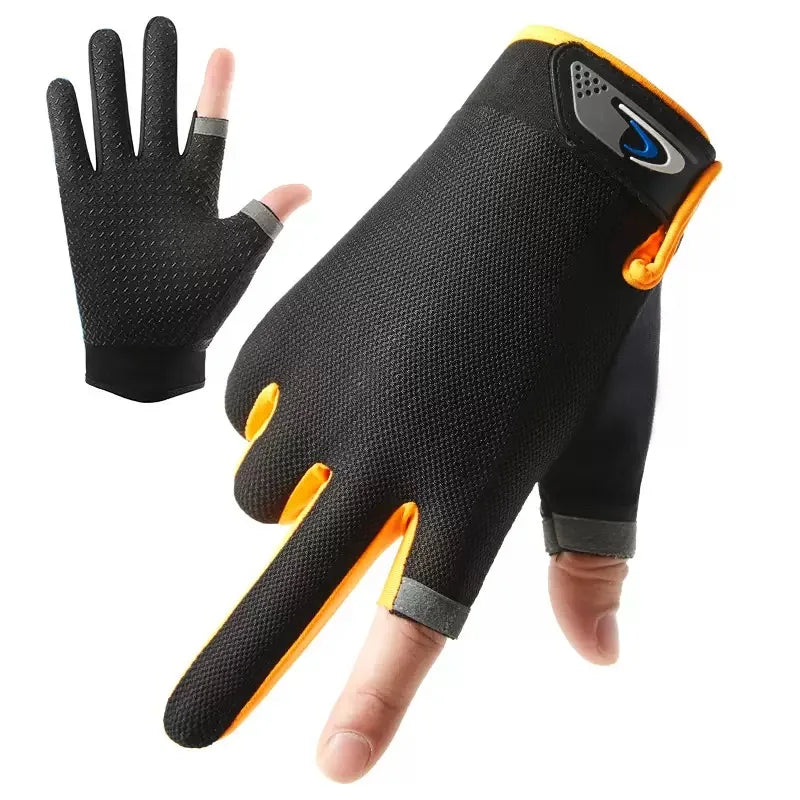 Fishing Gloves Fingerless Touchscreen Cycling Sun Protection