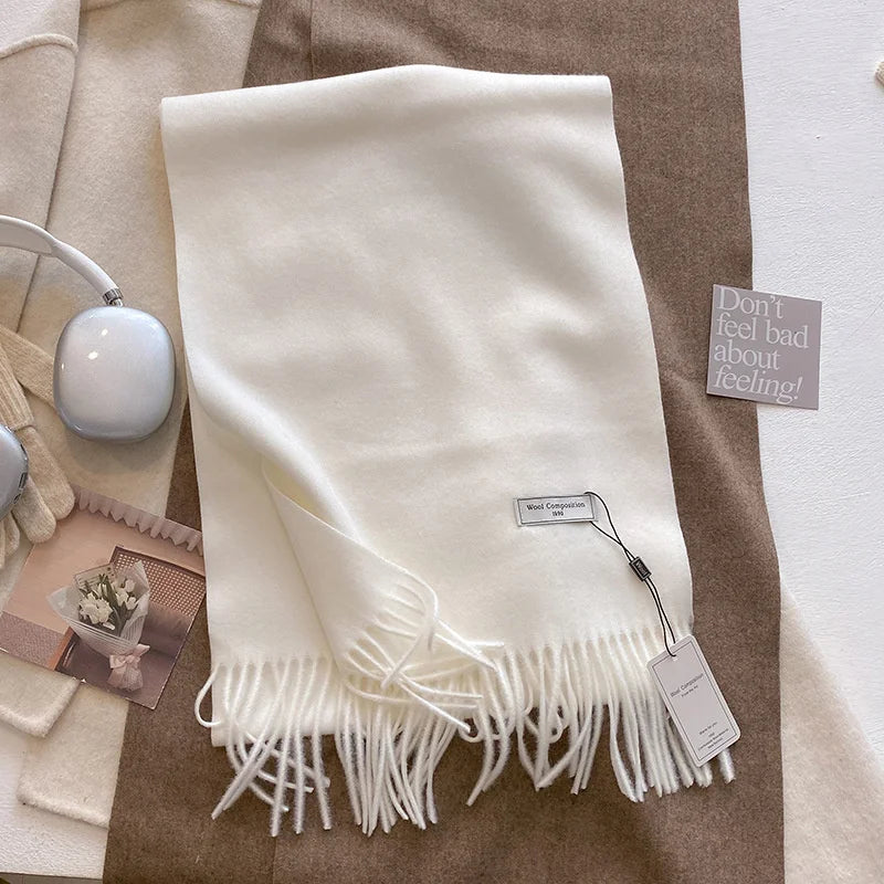 Women’s Winter Scarf – Warm Wool Blend Wrap for Cold Weather