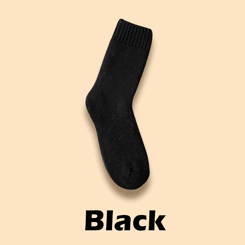 Winter Wool Socks Thick Warm Unisex Crew Socks for Cold Weather