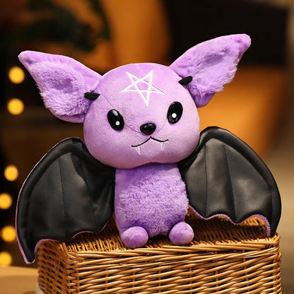 Bat Plush Toy 22cm Soft Stuffed Animal for Halloween Decor
