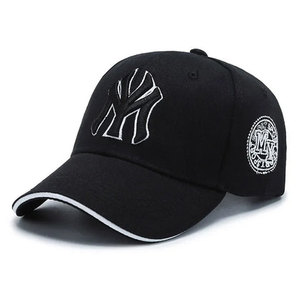 Unisex Baseball Cap with Letter Embroidery Adjustable Hat