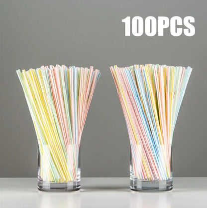 Reusable Drinking Straws Multicolor Bendable Party Straws