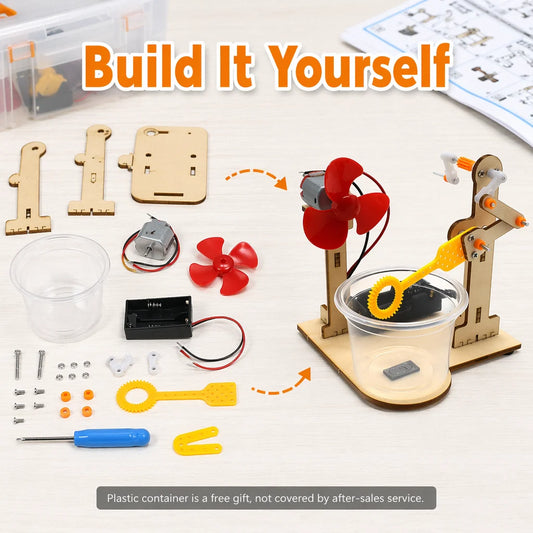 DIY Science Kit – Wooden Science Experiment Toy for Kids 6+