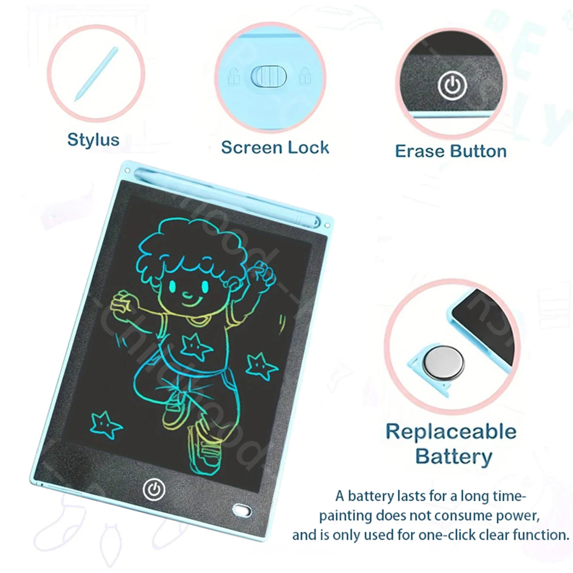 8.5 Inch LCD Drawing Tablet Electronic Writing Board for Kids