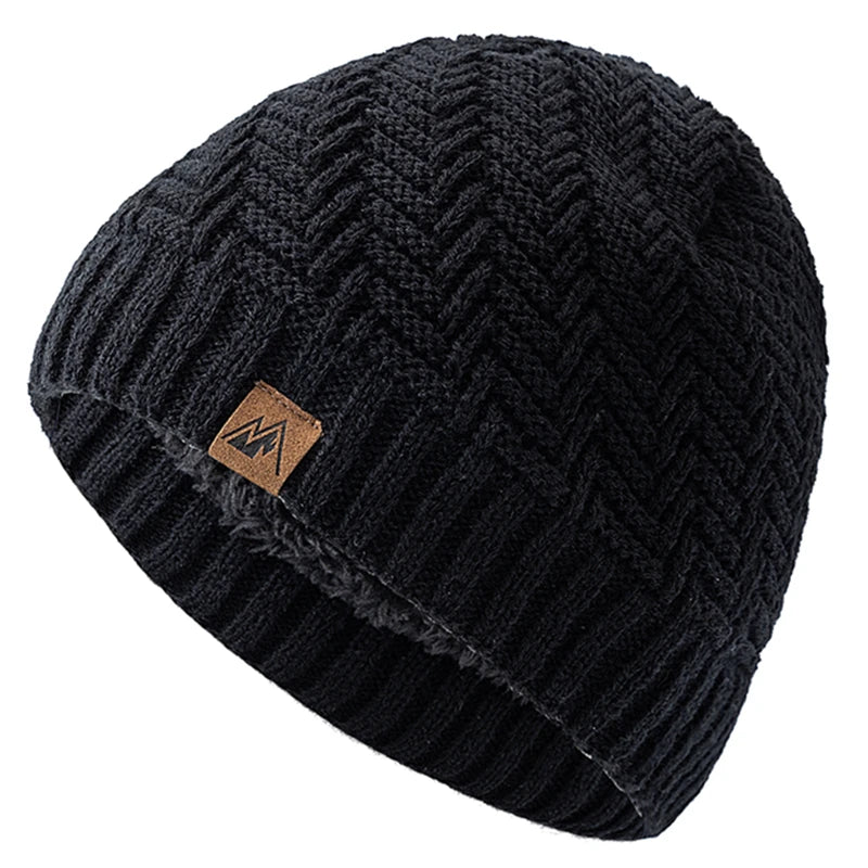 Winter Beanie, Warm Knitted Hat for Men and Women