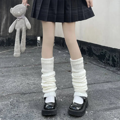 Leg Warmers – Long Knitted Winter Leg Covers for Women