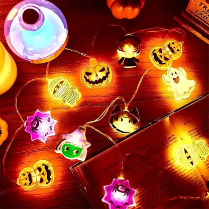 Halloween String Lights – Battery Powered LED Party Decor