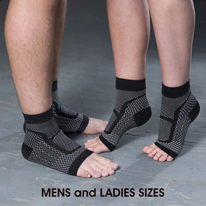 Ankle Compression Sleeve, Low Cut Support Sock for Men