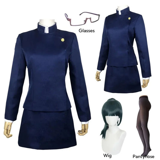 Women’s Anime Cosplay Costume – Top and Skirt Halloween Set