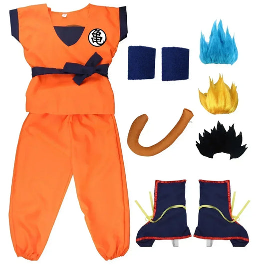 Anime Cosplay Costume Kids & Adults Martial Arts Costume Set