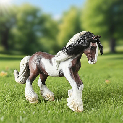 Horse Figurine, Realistic PVC Animal Model Toy for Kids
