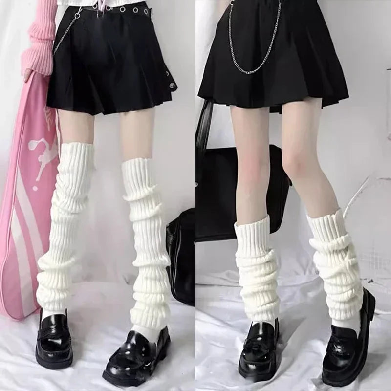 Leg Warmers – Long Knitted Winter Leg Covers for Women