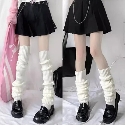 Leg Warmers – Long Knitted Winter Leg Covers for Women