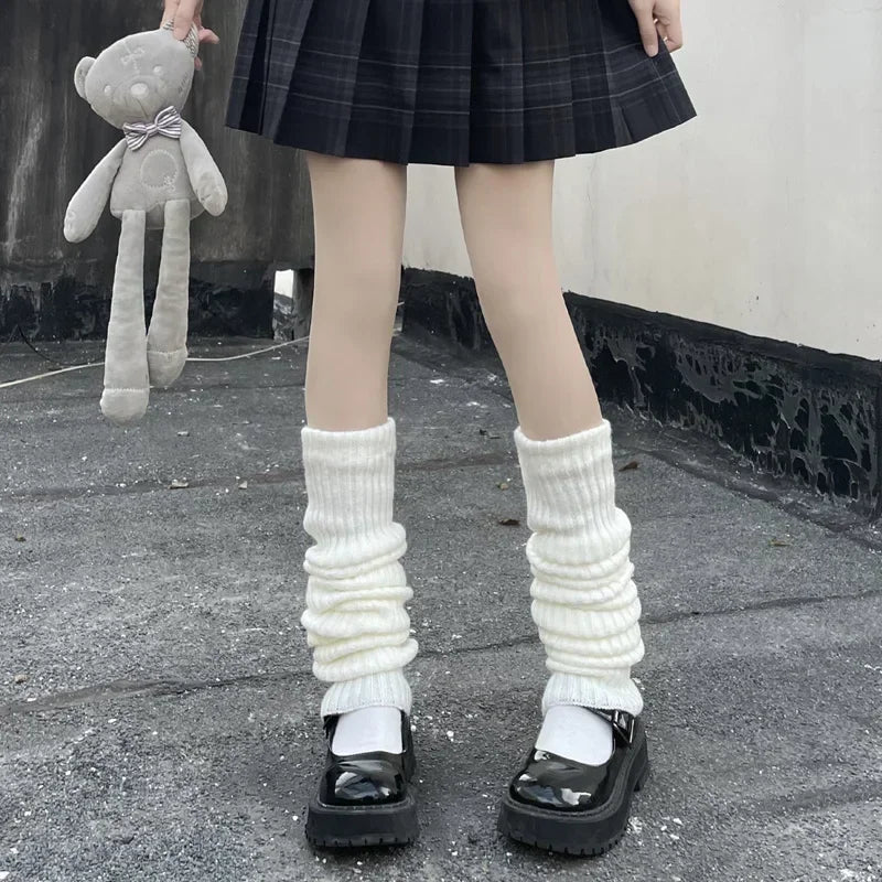 Leg Warmers – Long Knitted Winter Leg Covers for Women