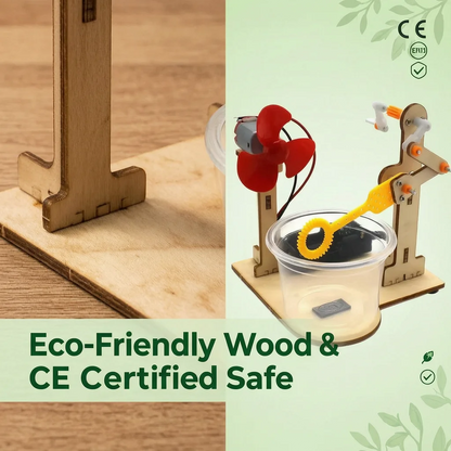 Kids Science Experiment Kit – DIY Wooden STEM Learning Toy