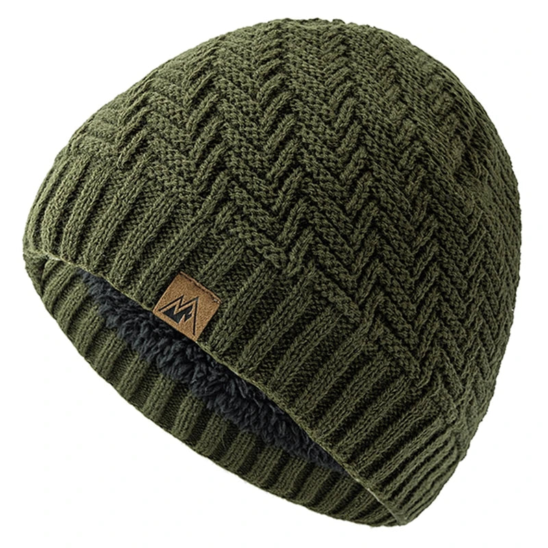 Winter Beanie, Warm Knitted Hat for Men and Women
