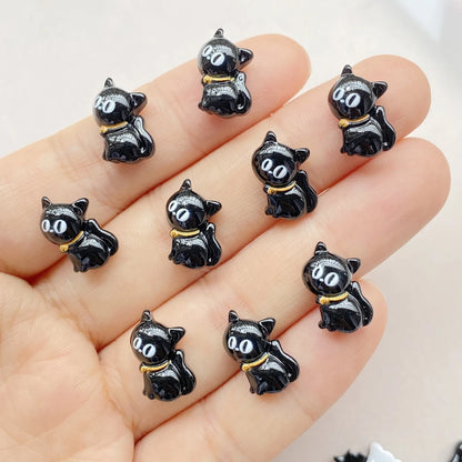 Halloween Nail Art Charms, 20Pcs 3D Resin Nail Decorations