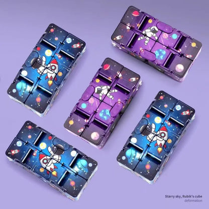 Infinity Cube Fidget Toy Starry Sky Handheld Puzzle for Adults