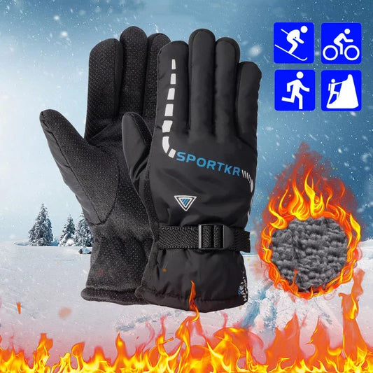 Winter Cycling Gloves Warm Anti-Slip Outdoor Riding Gloves