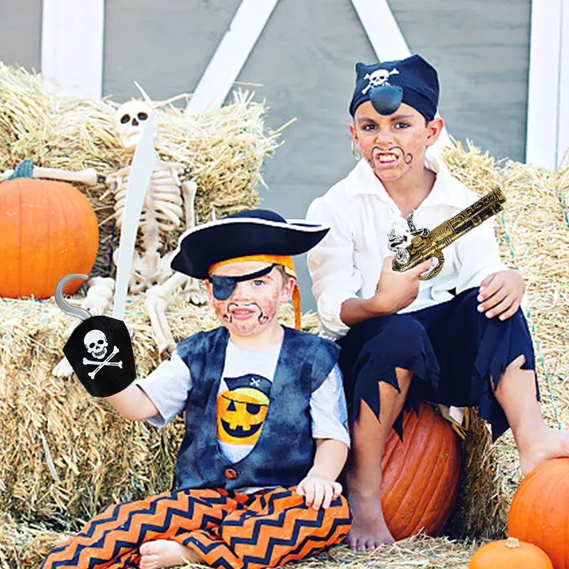 Pirate Party Decorations Captain Hat Costume Props for Kids