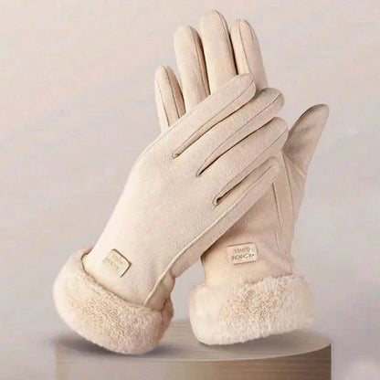 Women’s Winter Cycling Gloves Thermal Lined Warm Sports Gloves