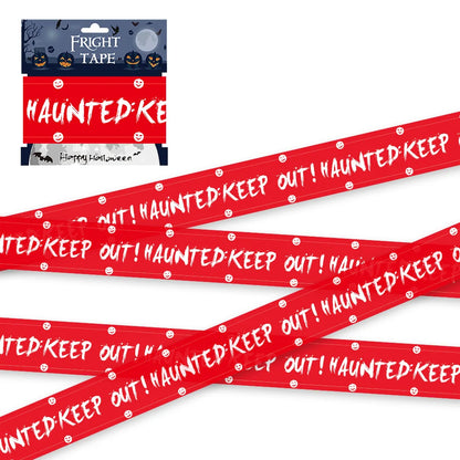 Halloween Warning Tape – 6M Skull Caution Party Decoration