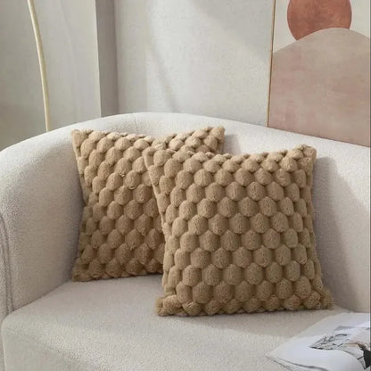 Decorative Pillowcase 18x18 Plush Throw Pillow Cover