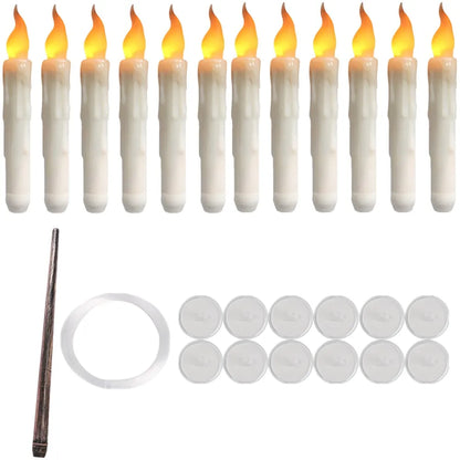 Halloween Floating Candles LED Hanging Decoration with Remote