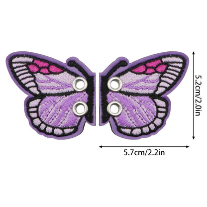 Bat Shoe Charms Embroidered Wings for Sneakers & Halloween